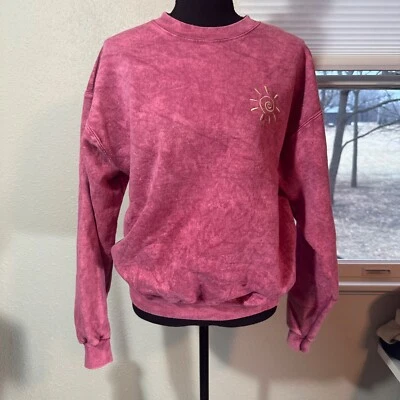 De colección Hanes algodón M piedra envejecido rockwear piedra lavado algodón sol bordado Foto 1 de 4