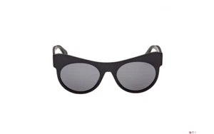 Moncler ML0217-P 02A Black Matte Cat Eye Plastic Sunglasses Frame 55-21-150 - Picture 1 of 3