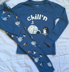 Gymboree blue penguin gymmies Sz 4 long sleeve winter - Picture 1 of 6