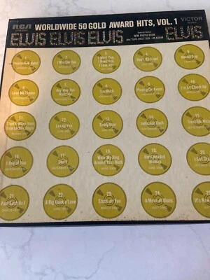 Elvis Presley-Worldwide 50 Gold Award Hits -Vol 1- 4xLP Vinyl Set RCA W/Book/EX - Image 1 of 3