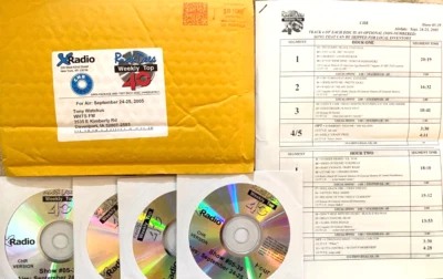 9/24/05 RICK DEES WEEKLY TOP 40, BLACK EYED PEAS (2),VANESSA CARLTON, WEEZER,DHT - Image 1 of 2