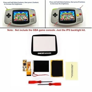 V2 (Version 2) IPS Backlight LCD Screen Mod Kits For Gameboy Advance GBA Console - Picture 1 of 6
