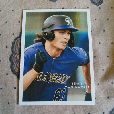 2022 Topps Heritage Minor League Edition - 1953 Reprints #15 Benny Montgomery  - Image 1 of 2