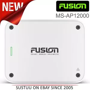 Fusion Apollo MS-AP12000 2000W 1-Channel Class-D Marine Amplifier│IPX2│650W RMS - Picture 1 of 2