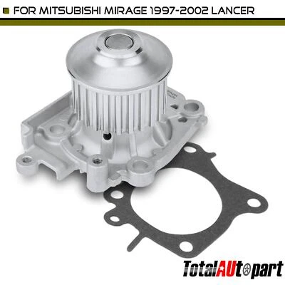 Water Pump w/ Gasket for Mitsubishi Mirage 1997-2002  Lancer 2002-2007 1.8L 2.0L - Image 1 of 4