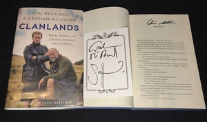Diana Gabaldon signiert Clanlands Buch Sam Heughan Outlander Graham McTavish 1. - Bild 1 von 5