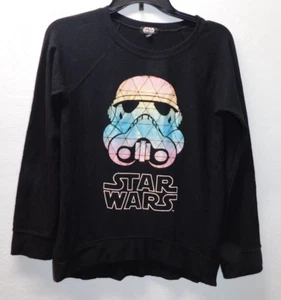 Star Wars Girl's X-Large Black Long Sleeve Shirt, Storm Trooper - Picture 1 of 2