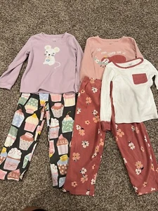 Girls Pajama Set Carter's, Size 5 - Picture 1 of 2