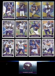 2015 Minnesota Vikings Sticker Set TEDDY BRIDGEWATER CHAD GREENWAY KYLE RUDOLPH - Picture 1 of 1