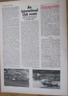 SUNBEAM TIGER MAGAZIN ARTIKEL/WERBUNG. 1966