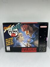 Street Fighter Alpha 2 SNES CIB SUPER NINTENDO COMPLETE WITH REG CARD AND MANUAL