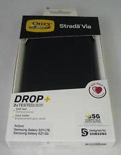 OtterBox Strada Via Shockproof Case for Samsung Galaxy S21 5G - Black - New