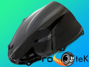 For 1998-2003 Suzuki TL1000R Smoke Black Double Bubble Windscreen Windshield - Foto 1 di 3