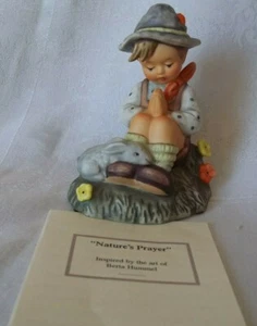 Figura de oración de la naturaleza Studio Hummel Goebel 1997 c.o.a. - Imagen 1 de 6