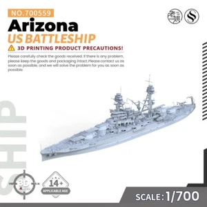 SSMODEL SS700559 1/700 Military Model Kit US Arizona Battleship - Picture 1 of 4