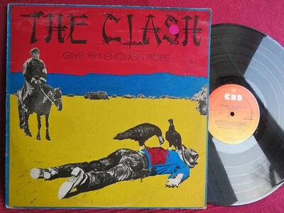 The CLASH - Give 'Em Enough Rope - 1st Press EU 1978 - 82431-1A-1  1B-1 / EX - Photo 1/3