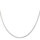 925 Sterling Silver 0.6mm 8 Sided Mirror Box Chain Necklace
