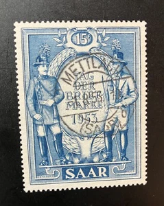 Alemania Sarre 1953 15 francos (ocupación/protectorado francés) Mi 342 - Imagen 1 de 2