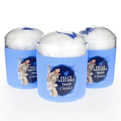 3x PAGLIERI Felce Azzurra Classico Körperpuder quaste talk 250g Talkum talco  - Bild 1 von 4
