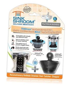 Combo Edition Revolutionary Bathroom Sink Drain Protector Hair Catcher, - Picture 1 of 7