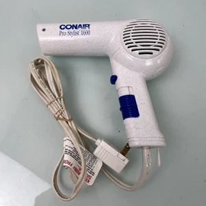 Vintage Conair Pro Stylist 1600 Watt Hair Dryer Dual Voltage 1980’s Tested - Picture 1 of 10