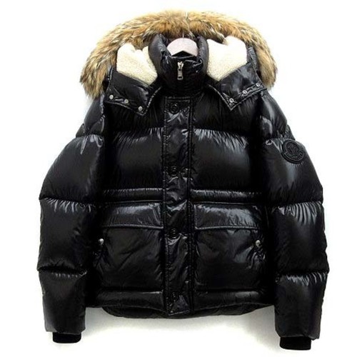 Moncler Armorica ARMORICANO piumino militare pelliccia di coyote 2020AW nero 2
