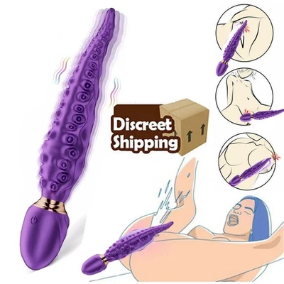 Realistic Tentacle Vibrator G-spot Sex Toys for Women Vibrating Monster Dildo US - Image 1 of 4