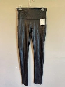 Neu mit Etikett Spanx Kunstleder Leggings Hose Damen Größe L Large Leder - Bild 1 von 3