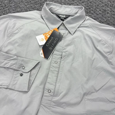Orvis Pro Shirt Mens Large Gray LT Hunting Long Sleeve Hidden Zipper Pocket NWT - Image 1 of 4