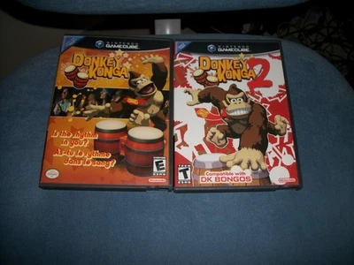 Donkey Konga 1 y 2 Nintendo GameCube Foto 1 de 4