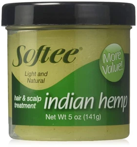 Softee Indian Hemp Conditioner 5 oz Hair and Scalp Treatment Made in USA - Picture 1 of 3