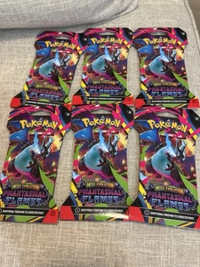AUTÉNTICO NUEVO Pokemon Juego de Cartas Coleccionables Mega Evolución Llamas Fantasmales Booster Pack PAQUETE 6 - Imagen 1 de 2