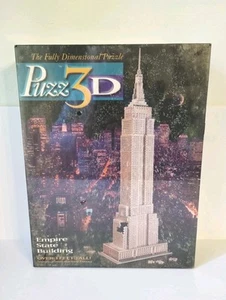 Puzz3D Empire State Building 3D Puzzle (1994) 902pc Milton Bradley SEALED - Picture 1 of 2