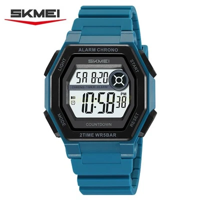 Men's Sports Digital Watch Student Outdoor Waterproof Multifunctional Wristwatch - image 1 of 4