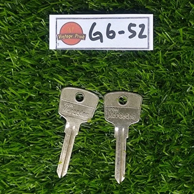 Mercedes Benz HU22 MB15 sin cortar 2x llaves en blanco 1973-79 280 350 450 SL SEL SEC D Foto 1 de 3