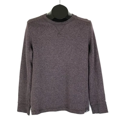 Camiseta térmica tejida gofre Eddie Bauer para hombre pequeña ciruela manga larga invierno Foto 1 de 4