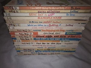 Lot Of 19 Dr Seuss Beginner Books Hardcover Books - Picture 1 of 14