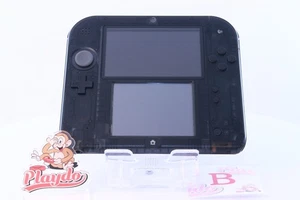 Nintendo 2DS Clear Black [Rank:B] W/USB Cable - Picture 1 of 14