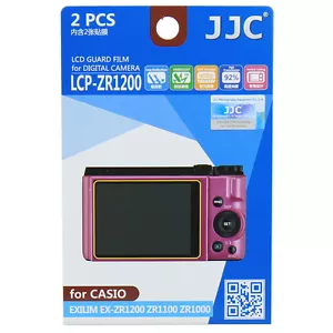 JJC LCP-ZR1200 LCD Camera Screen Display Protector for CASIO EXILIM EX-ZR1200 - Picture 1 of 3