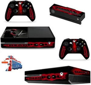 DEADPOOL XBOX ONE SCHÜTZENDE SKIN AUFKLEBER VINYL STICKER FOLIE - Bild 1 von 7
