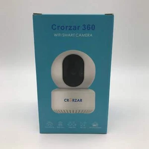 New Crorzar Indoor 360° PTZ Cam WiFi Smart Home Security Camera White - Picture 1 of 7