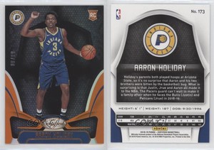 2018-19 Certified Mirror Orange /99 Aaron Holiday #173 Rookie RC