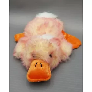 Dan Dee Easter Duck Hand Puppet Pink Orange Stuffed Animal Plush 11" Long Toy - Picture 1 of 8