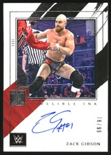 2022 Panini Impeccable WWE Indelible Ink #INZGB Zack Gibson Autograph /99