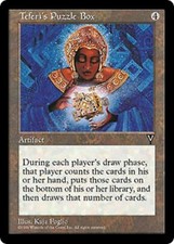 MTG 1x Teferi's Puzzle Box Visions Card Magic The Gathering