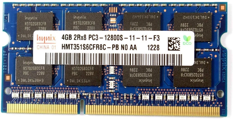 Coppia (2) Hynix 4 GB SO-DIMM 1333 MHz DDR3 SDRAM memoria (M471B5673FH0CH9) - Immagine 1 di 1