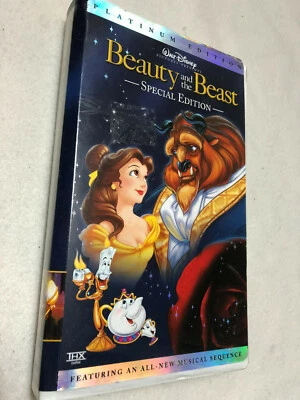 WALT DISNEY BEAUTY AND THE BEAST PLATINUM EDITION SPECIAL EDITION VHS - Image 1 of 4