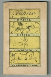 Ratgeber & Führer durch Kassel Hessen Waldeck Weserbergland 1927 mit 143 Seiten - Picture 1 of 3