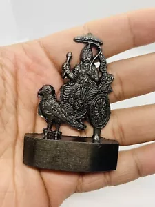 SHANI DEV DEVA SHANAISHCHARA CHAYYAPUTRA STATUE IDOL CAR HINDU DASHBOARD DESK OM - Foto 1 di 3