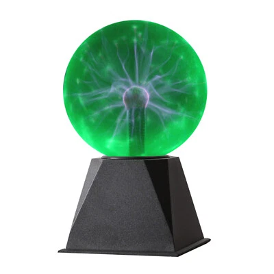 Plasmakugel Plasmaball magisch zuckend Blitz-Show Automatik Musiksteuerung grün - Bild 1 von 4